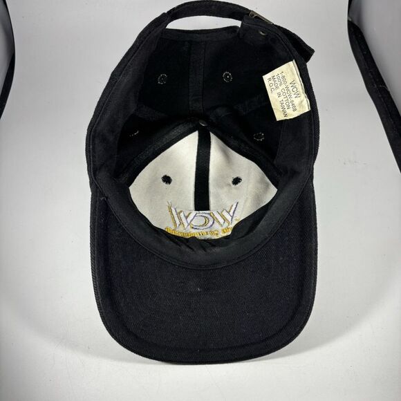 Vintage WCW World Championship Wrestling Embroidered Spellout Strapback Hat Cap - Picture 5 of 7